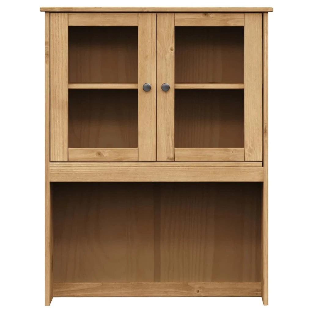 Buffet credenza cassettiera armadio mobile contenitore organizer cucina soggiorno salotto alto 78 x 40 x 175 cm legno di pino massiccio marrone 02_0035657