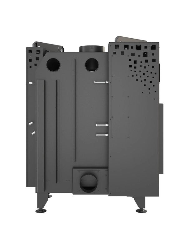 Caminetto ad angolo Nero Inserto Apertura sinistra Energy Up 85x50x47 (17,0 kW) ECO