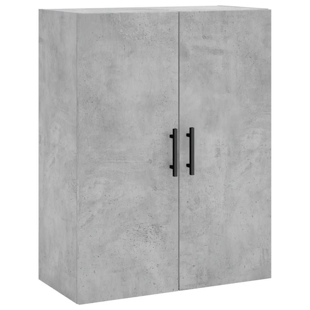 Credenza | Madia | Buffet da pranzo | Armadio da pranzo Grigio Cemento 69,5x34x180 cm in Legno Multistrato