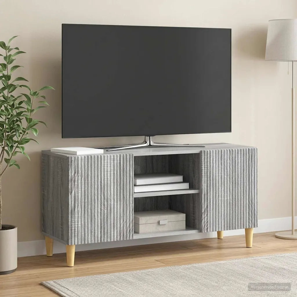 Mobile TV Grigio Sonoma 102 x 34,5 x 50 cm Legno ingegnerizzato 894701