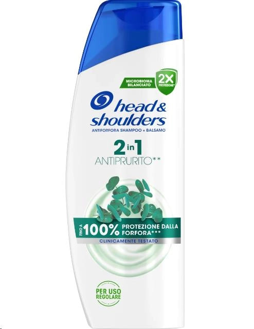 SET 6 HEAD&SHOULDERS SHAMPOO 2IN1 ANTIPRURITO 250 ML