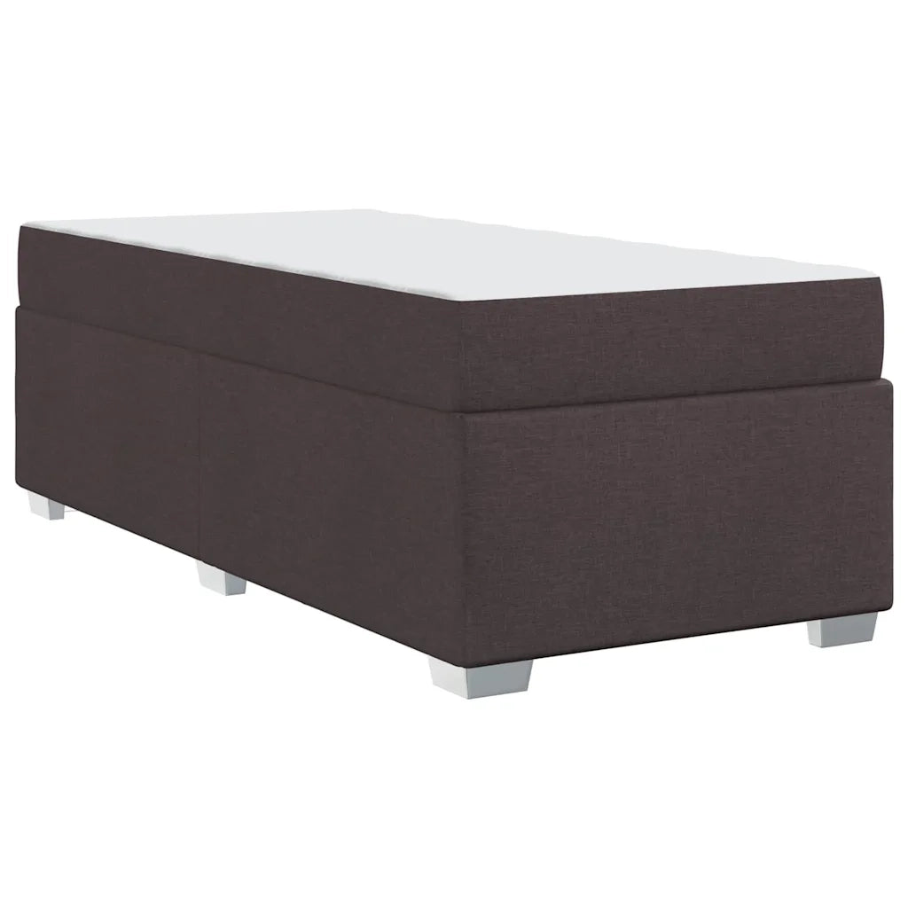 Struttura del letto Marrone Scuro 100 x 200 cm Tessuto 3399169