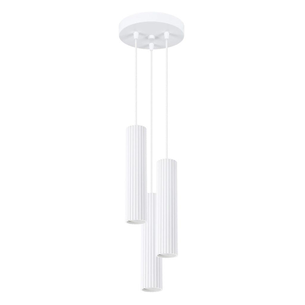 Lampada a sospensione moderna bianca 3xGU10 Ø20 GRAVIO