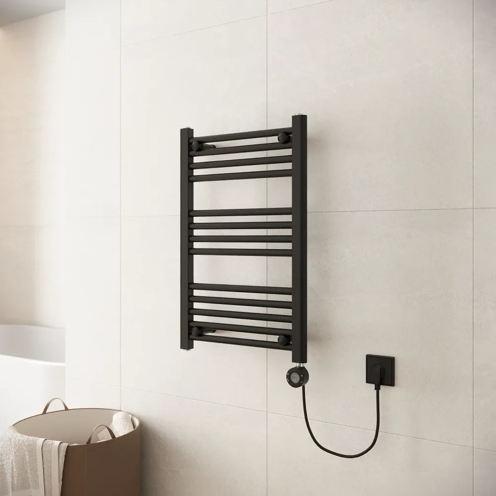 Termoarredo elettrico 700x450 nero opaco interasse 400 | Polaris