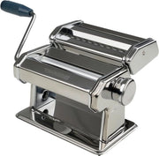 Macchina per la Pasta Riciclabile - 195 x 16 x 17 cm - Preparazione Facile - Supporto per la Fissazione al Piano di Lavoro - Argento Blu - 1 pezzo
