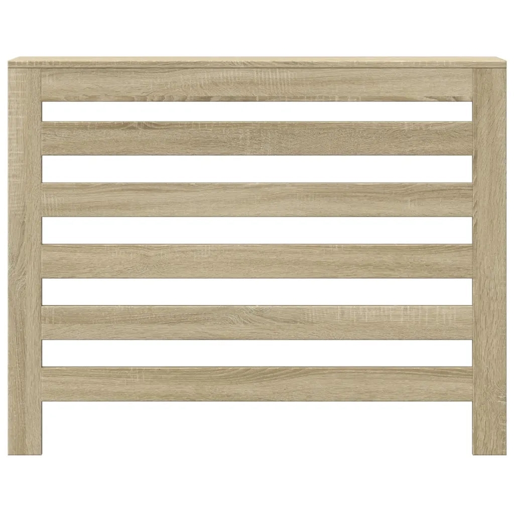 vidaXL Copertura Termosifone Rovere Sonoma 104x20x82 Legno Multistrato