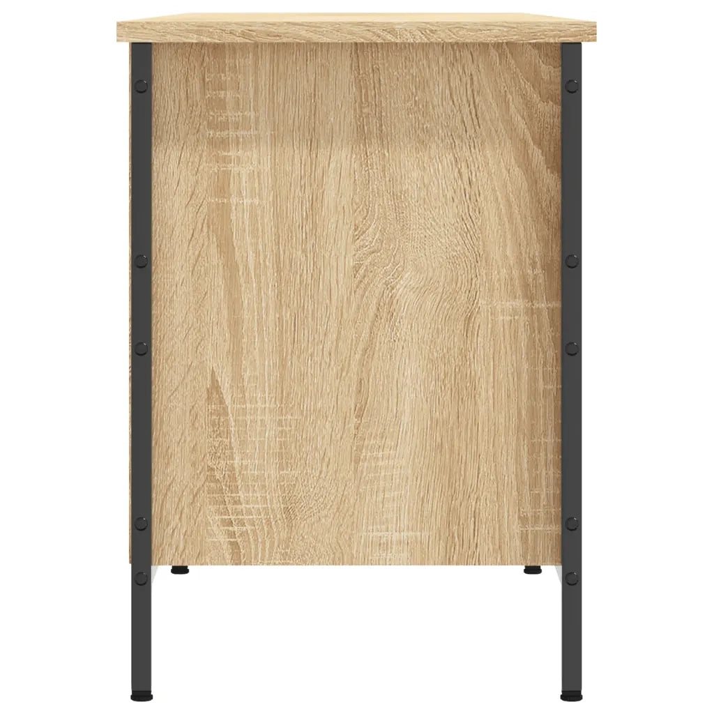 Scarpiera-Scaffale per scarpe Rovere Sonoma 131x35x50 cm in Legno Multistrato