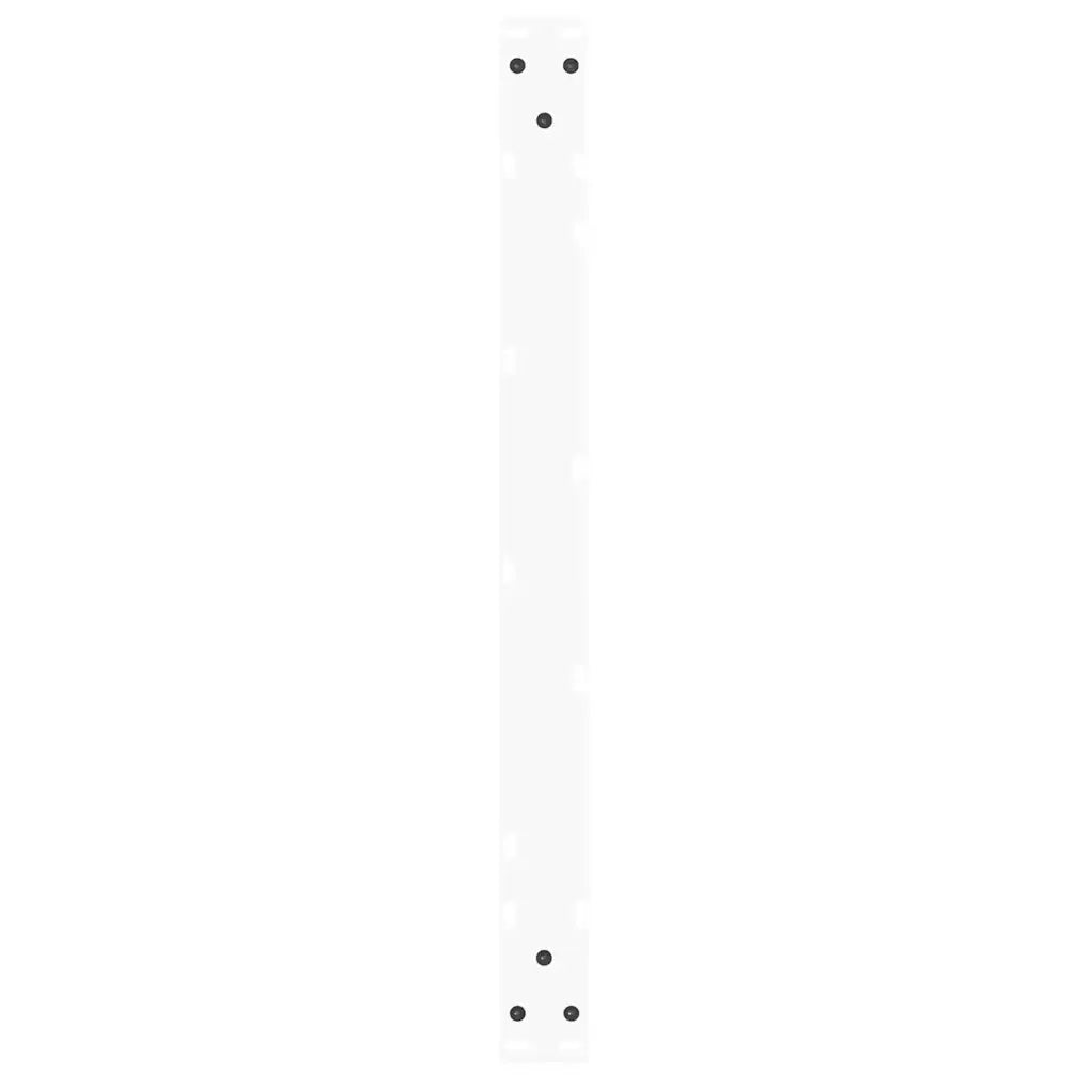 vidaXL Gambe per Tavolino da Caffè a Forma di V 2 pz Bianche 70x(42-43,3) cm Acciaio