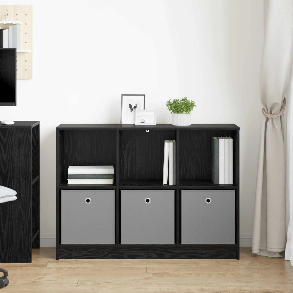 Credenza con cassetto Rovere Nero 102 x 32 x 73,5 cm 8000517