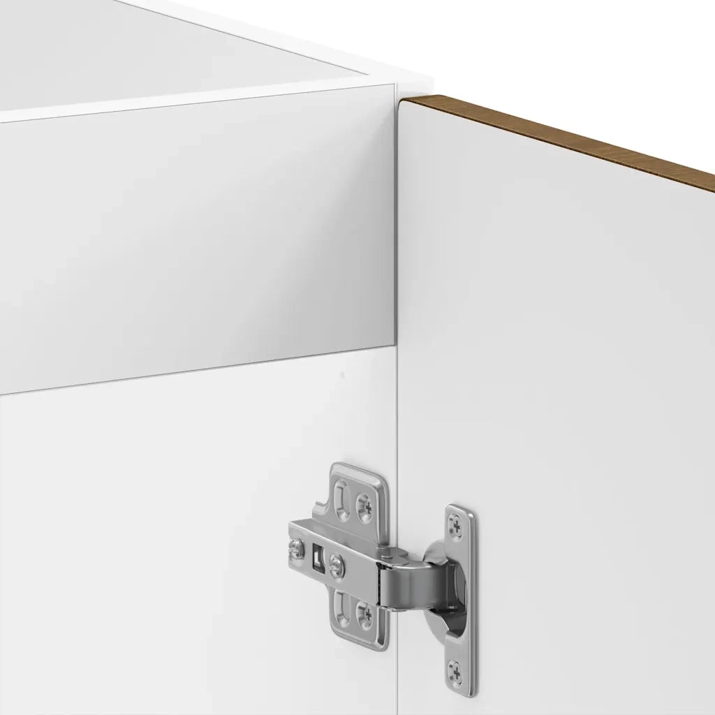 vidaXL Mobile base lavello Kalmar Rovere Marrone 80x46x81,5 cm