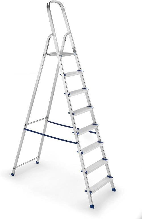 Scala Scaletto in Alluminio Europiuma 8 Gradini 150 Kg FR128 Framar