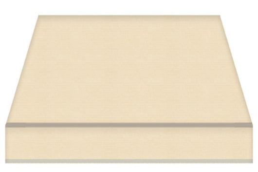 Tenda da Sole a Bracci Estensibili su Barra Quadra Tempotest Para', col. Beige 15/1, Largh. 3,9m x Sporgenza 2.60m con Arganello Destro