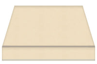 Tenda da Sole a Bracci Estensibili Tempotest Para', col. Beige 15/1, Largh. 3,6m x Sporgenza 2.85m con Mantovana Ondulata - Arganello Destro