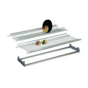 KIT SCOLAPIATTI TELAIO REGOLAB C/VASCH 76 CM CROM