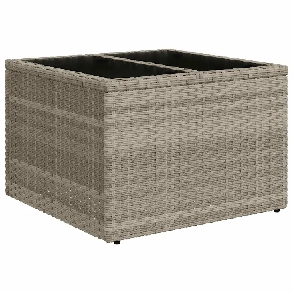 Set Divano da Giardino 6 pcs Grigio chiaro polyrattan 3359371