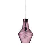 Romeo sospensione ø.250x3180mm. 1xe27 70w hs-ip20-v.grigio, vtr.ametista