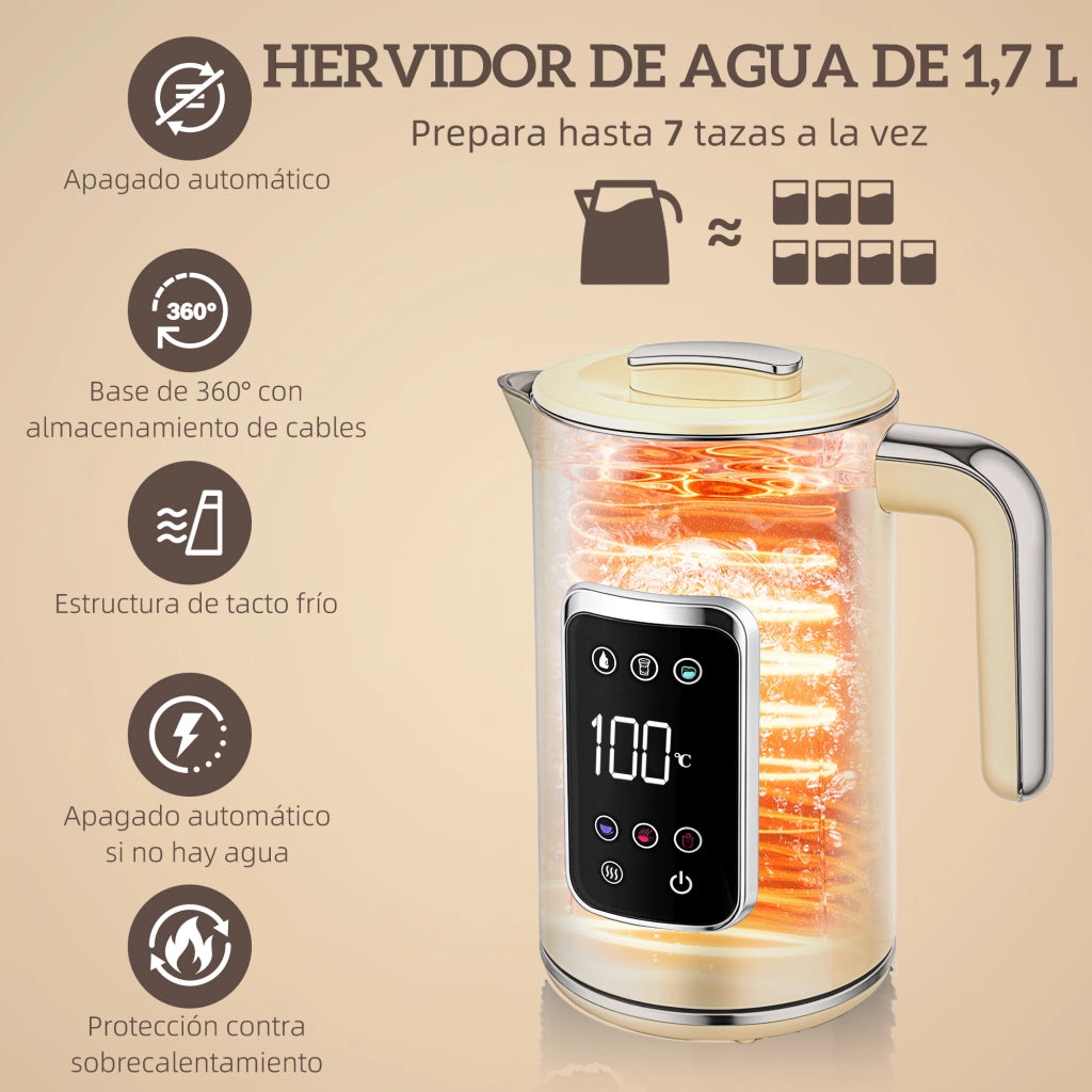 Tavolino da caff¨¨ con LED ¨C zephmum ¨C Bianco