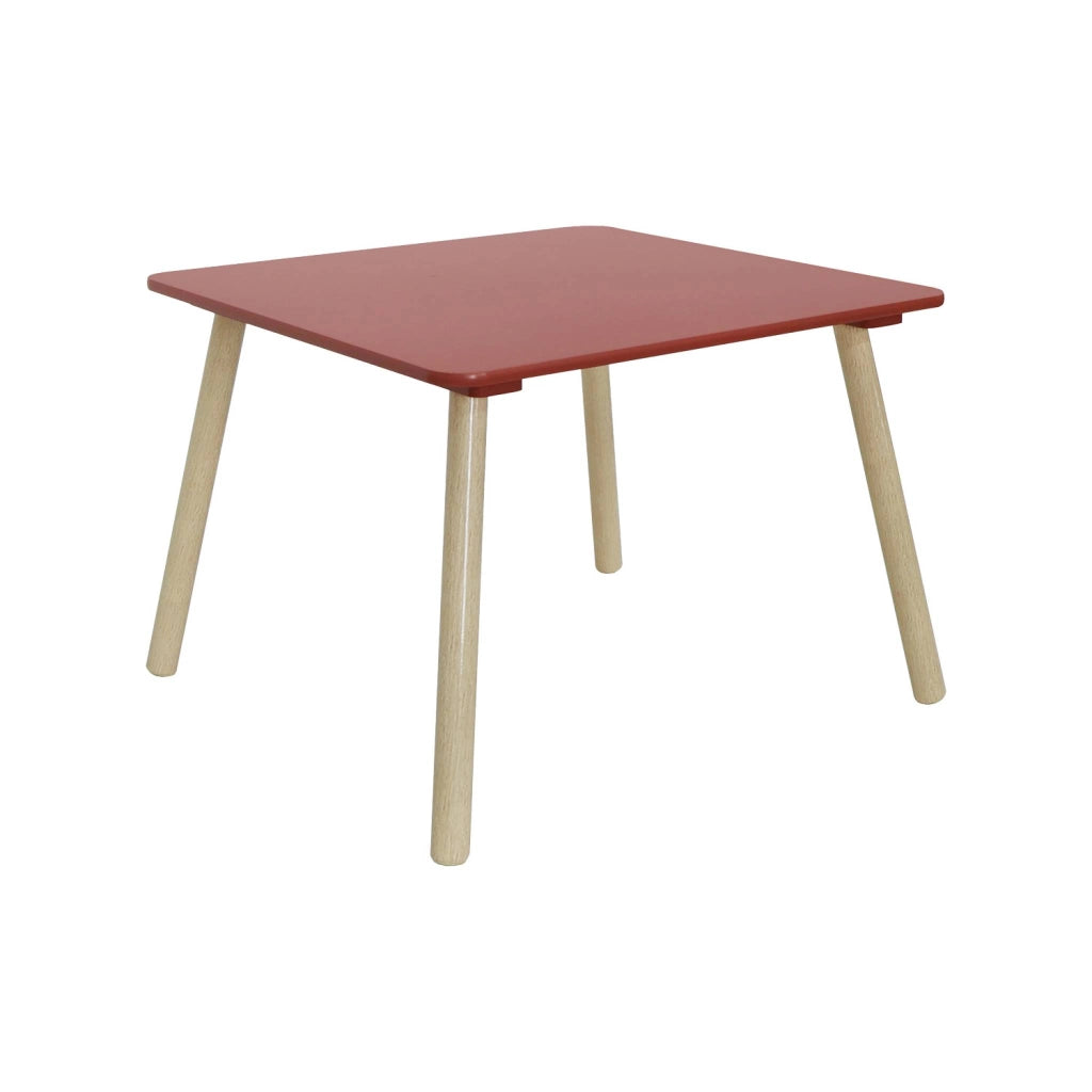 Tavolo per bambini con 2 sedie, terracotta
