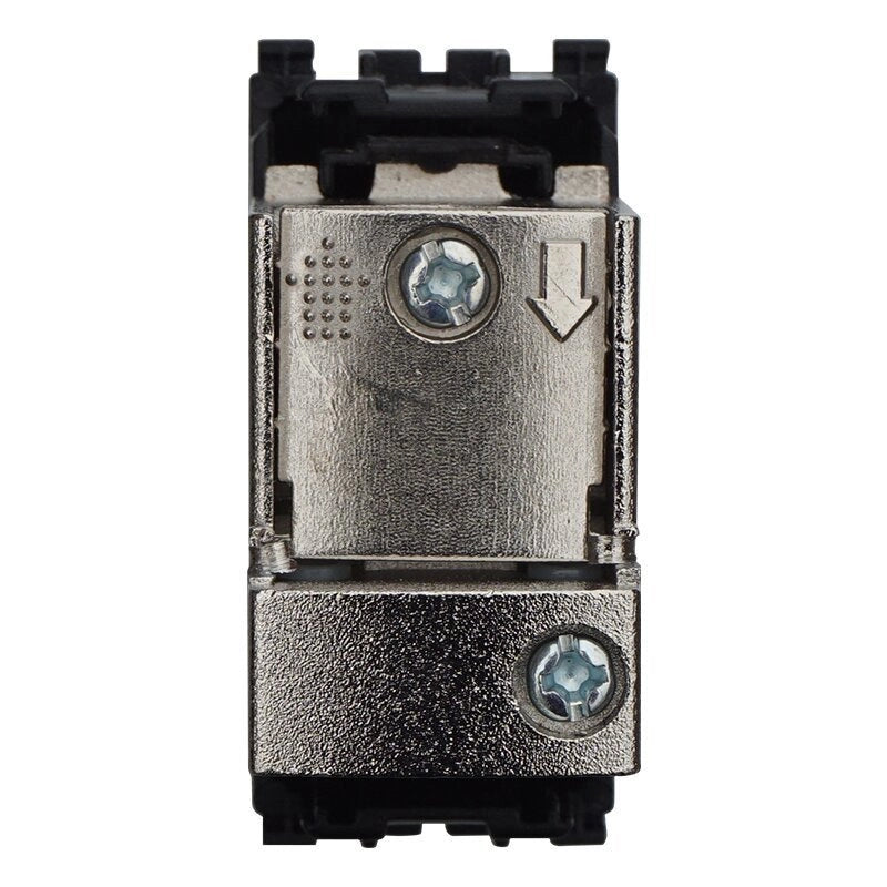 Connettore Presa TV Terminale Maschio Colore Nero Compatibile Con Vimar Arke