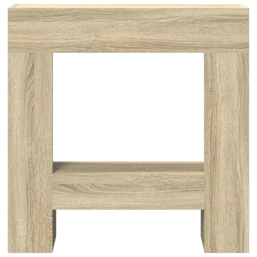 Cornice per Camino Rovere Sonoma 81x18x82 cm in Truciolato