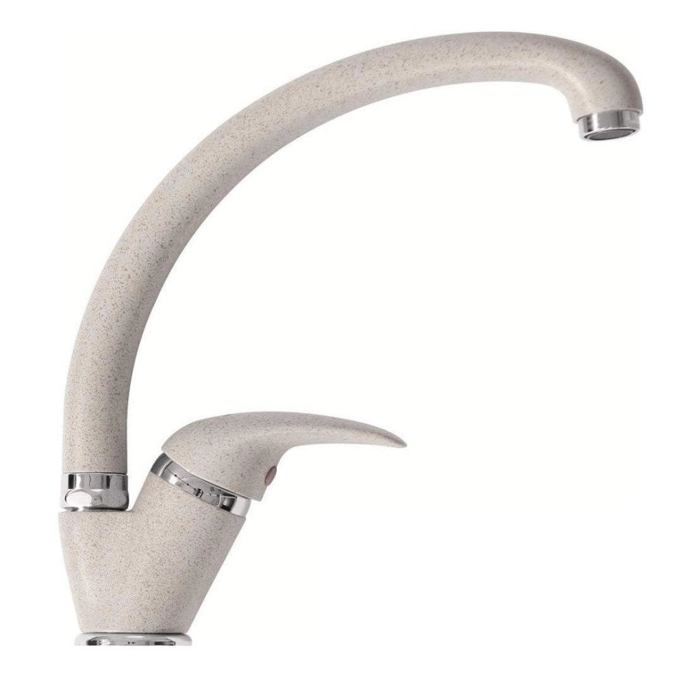 Trade Shop - Miscelatore Canna Bassa Avena  52940 Doppio Foro Monocomando Rubinetteria -