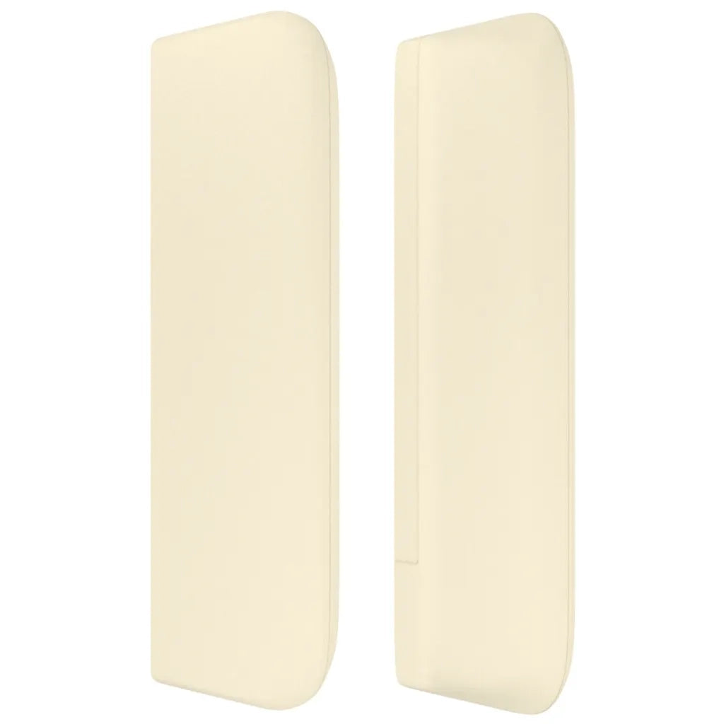 Testiera ad Orecchio Crema 83x16x78/88 cm in Similpelle 3118842