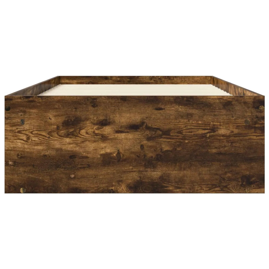 Telaio del letto con storage Rovere Fumo 80 x 200 cm 3429519