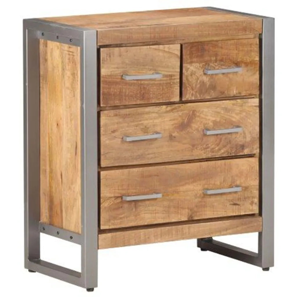 Credenza 60x35x70 cm in Legno di Mango Grezzo cod mxl 16477