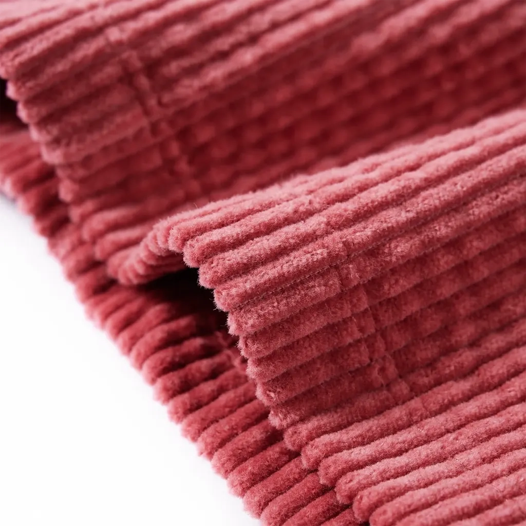Abito Scamiciato da Bambina Velluto a Coste Rosa 116 CFW2891951