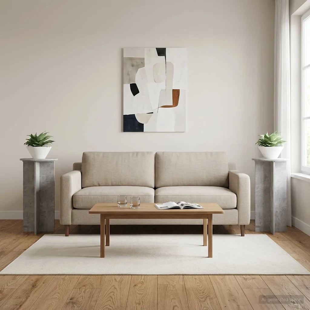 Supporto per piante | Sostegno per piante 2 pz Grigio Cemento 40 x 40 x 80 cm