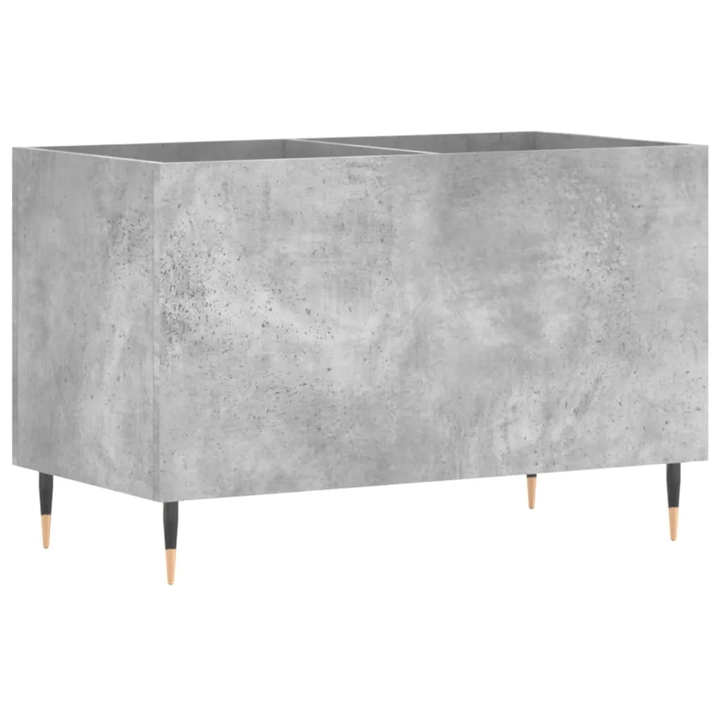 Mobile Porta Dischi Grigio Cemento 74,5x38x48 Legno Multistrato 831720