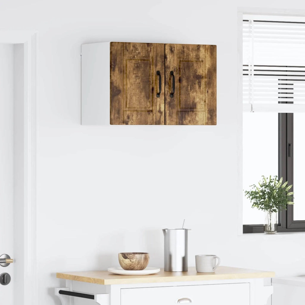 Armadietto a muro PORTO 2 pcs Rovere fumé 30 x 31 x 40 cm 885216