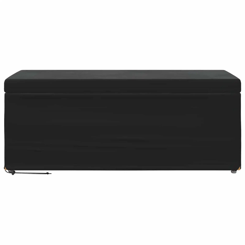 Pouf Nero 101 x 41 x 40 cm Velluto e Legno Ingegnerizzato 876799