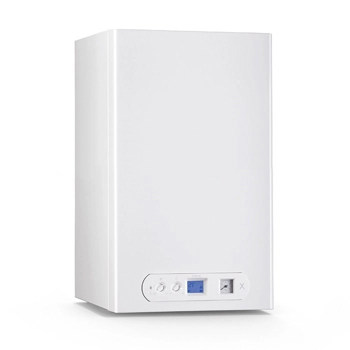 Caldaia UNICAL X 32 C a condensazione Low NOx 6 Completa di kit scarico fumi gpl in acciaio INOX - ErP