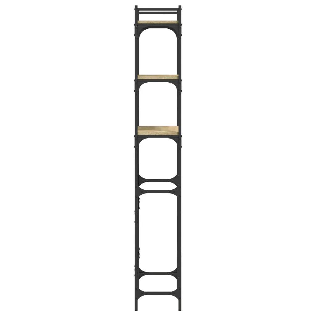 Scaffale per Lavatrice Rovere Sonoma 67x25x163 cm Multistrato 838984