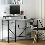 Scrivania Grigio Sonoma 120 x 79 x 86,5 cm Legno multistrato 859403