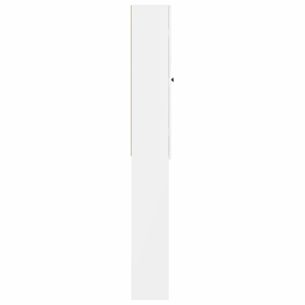 Mobile Bagno ALKMAAR Bianco Lucido 66 x 25,5 x 190 cm 896259