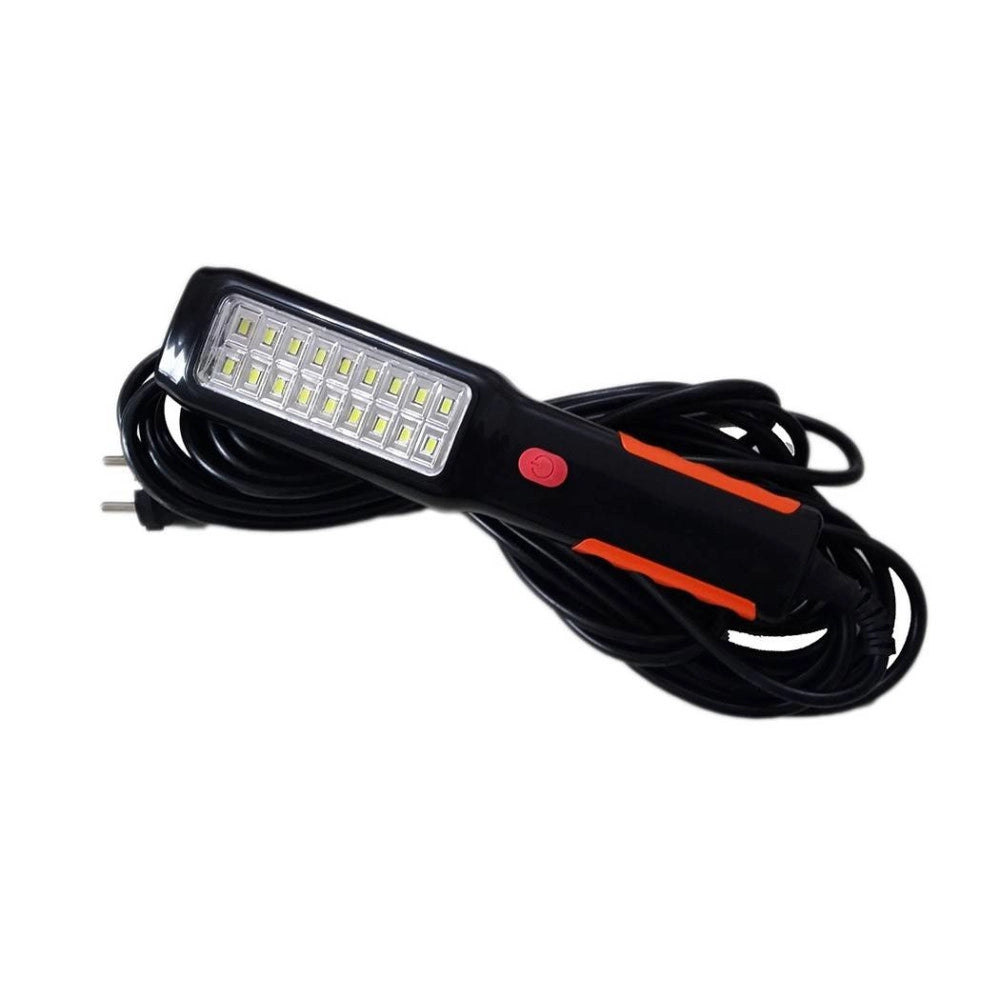 Trade Shop - Lampada Torcia 18 Led Smd Lavoro Gancio 10mt 12 Volt Officina Auto Meccanica -