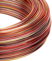 Aluminio da 1 mm - Multicolore - Flessibile - 93,6 m - Cassetto di conservazione - Progetti di creatività per artigianato