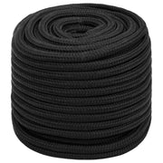 Corda per barca Completamente Nera 16 mm 25 m in Polipropilene 152519