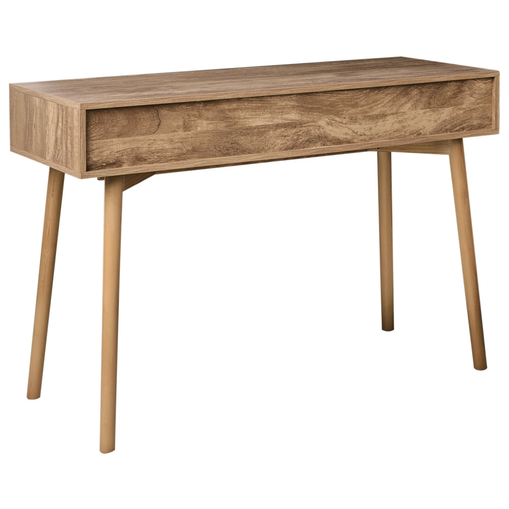 Consolle Tavolo Marrone chiaro Laminato MDF 2 Cassetti Design moderno Soggiorno Ingresso