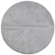 Tappeto del soggiorno | Tappeto IZA a Pelo Corto con Aspetto Scandinavo Grigio ? 120 cm
