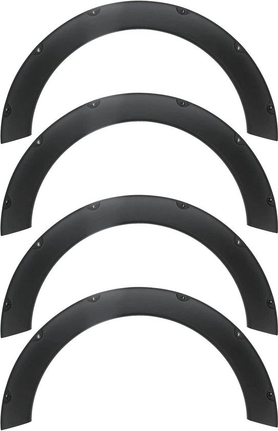 4 Set di Kit di Protezione per Ruote Flessibili Universali - Kit di Protezione per Ruote Extra Larghe per Auto con Protezione per Ruote e Trim per Protezione dei Fari.