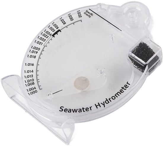 Rifratometro Preciso Misurazione del Sale - Contatore del Salinità - Acquacoltura - Leggero - Facile da Utilizzare - Condizioni Idaliche dell'Acqua - Misuratore della Salinità