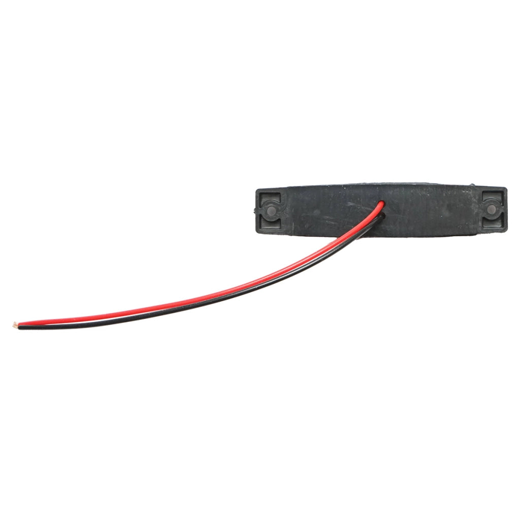 Lampada laterale rossa con LED, 12V/24V, Breckner Germany.