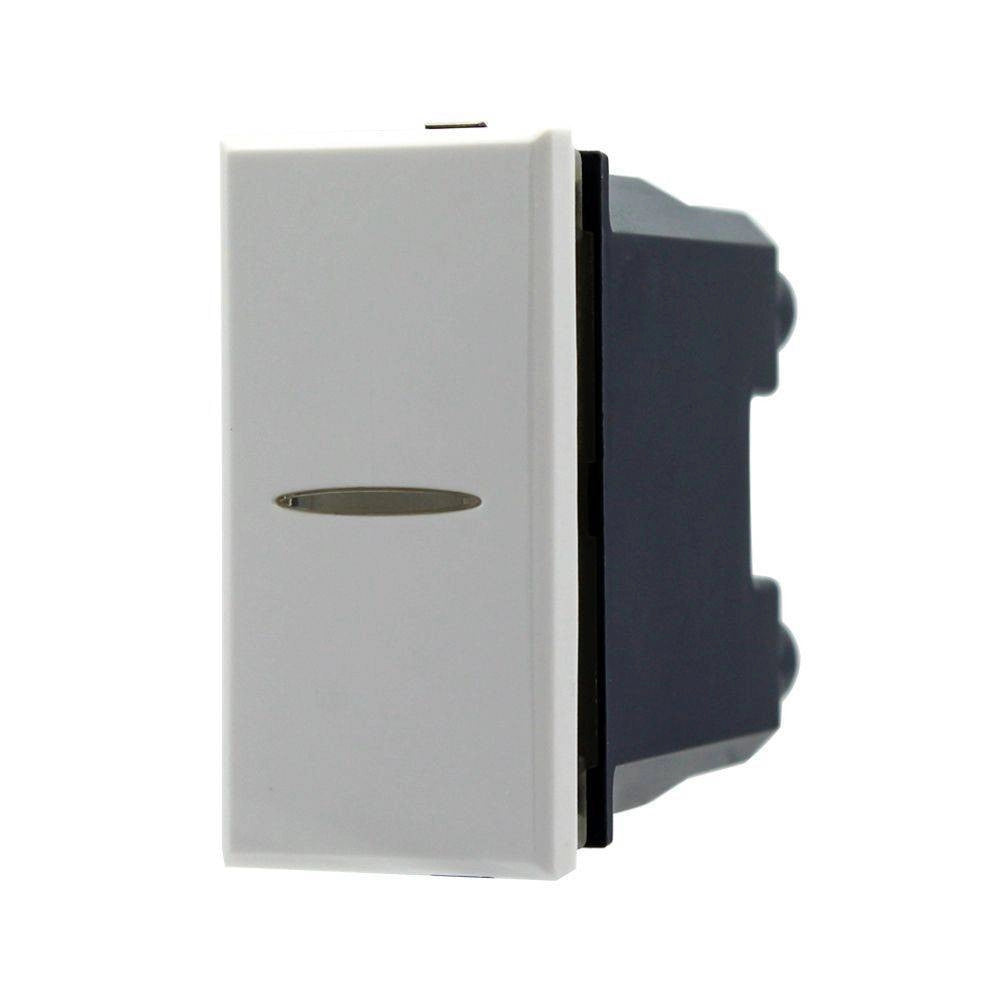 Trade Shop - Interruttore Assiale 1p 16a Colore Bianco Compatibile Bticino Axolute -
