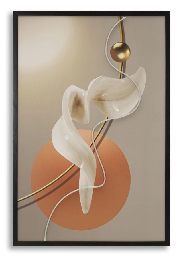 Stampa Artistica con LED integrati su Tela Moden Abstract A - Quadro decorativo 80x120 cm - Stile Contemporaneo Multi-colore