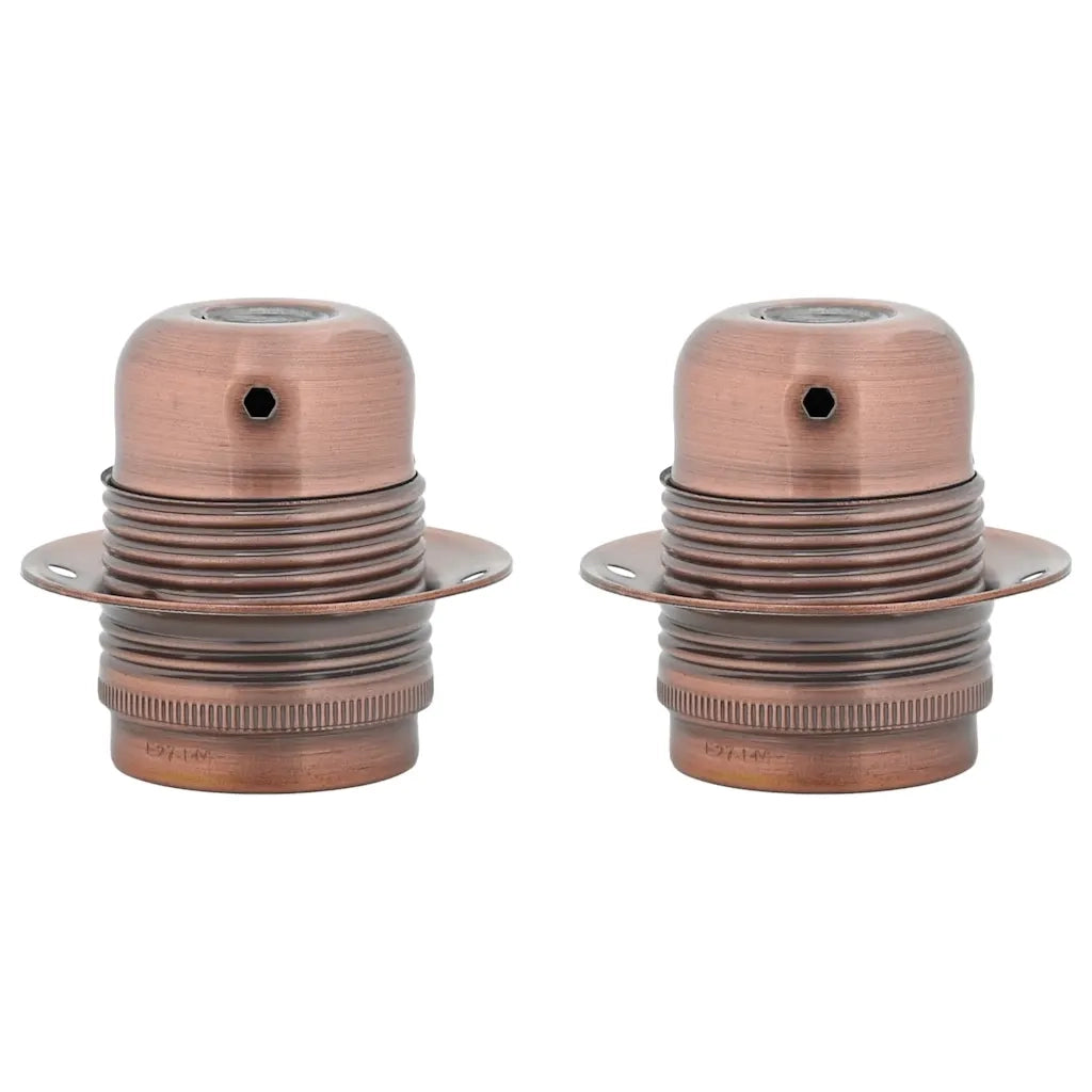 Portalampade 2 pz Rosso Bronzo E27 CFW8292790