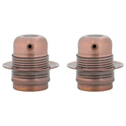 Portalampade 2 pz Rosso Bronzo E27 CFW8292790