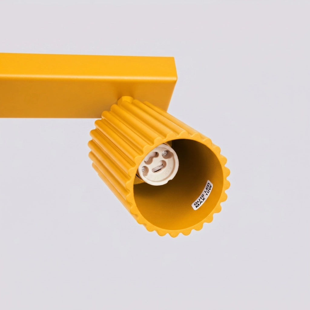 Plafoniera KARBON 2 giallo